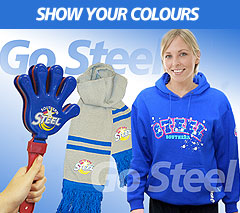 Show your colours with a great range of Steel Merchandise