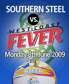 Steel vs Fever : Monday 8th June 2009 in Perth WA. Steel vs Fever : Monday 8th June 2009 in Perth WA.