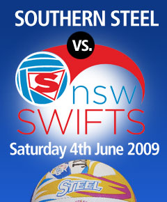 Ascot Park Hotel Southern Steel vs NSW Swifts Ascot Park Hotel Southern Steel vs NSW Swifts