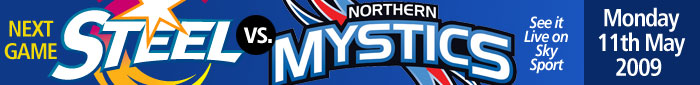 Steel vs Mystics - Monday 11th May